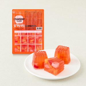 샐러드미인 딸기향 푸딩