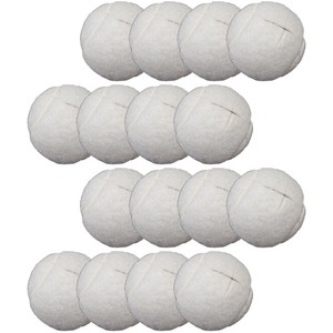 키에코베 테니스공 의자발 커버, 화이트, 6.2 x 4cm, 16개