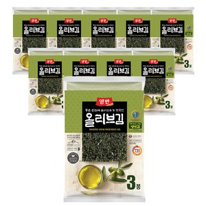 양반 올리브 김, 60g, 10개