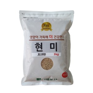 대한농산 현미, 3kg, 1개