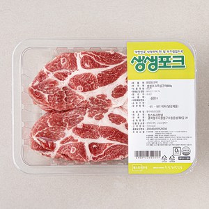 생생포크 목심 (냉장), 600g, 1팩