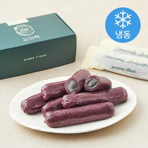 김미떡 흑임자앙금 가래떡 (냉동), 80g, 6개입, 1개