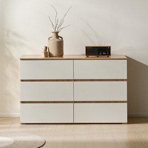 베이지메이트 리네아 서랍장 와이드 3단 6칸 방문설치