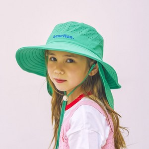 베네통키즈 아동용 쿨 웨이브 캠핑햇 플랩캡