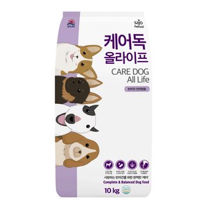 사조동아원 반려동물 전연령용 케어독 올라이프 건식사료, 닭, 10kg, 1개