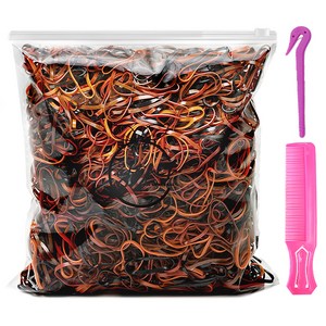 링하나 대용량 머리끈 지퍼백 + 이지컷 + 빗 세트 RH3