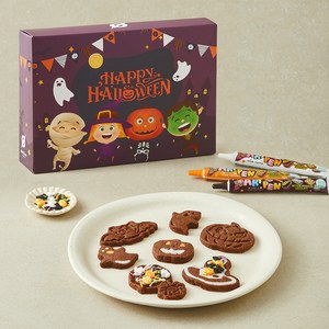 브로드카세 할로윈쿠키 만들기 세트 카카오, 218g, 1세트