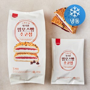 삼립 딸기잼 맘모스빵 초코칩 3개입 (냉동), 600g, 1개