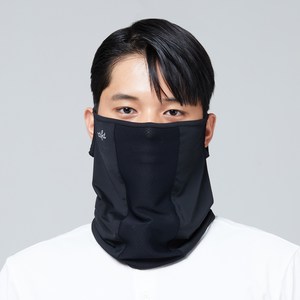 액티핏 자외선 차단 스포츠 마스크, 블랙, FREE, 1개