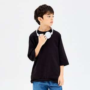 유니프랜드 아동용 베이직 7부 티셔츠