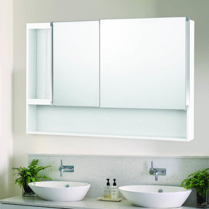 두진 오픈 욕실 슬라이드장 DO-800-W 방문설치, 화이트, 가로 800mm x..., 1개