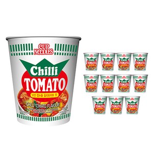 컵누들 칠리 토마토 70g, 12개