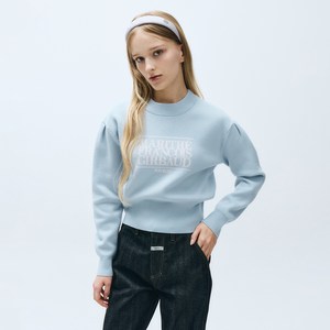 마리떼프랑소와저버 여성용 CLASSIC LOGO CROP KNIT
