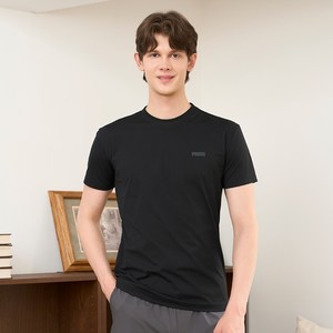 푸마바디웨어 남성용 라운드넥 반팔 쿨 티셔츠