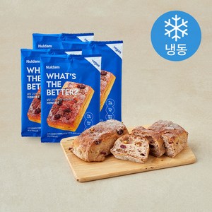 널담 고단백 저당 네모바게트 크랜베리호두 (냉동), 90g, 1개입, 4개