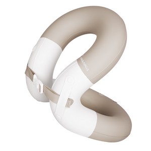 아이워너 더블 에어 손잡이 넥튜브 80, 높이 45cm x ..., 문라이트 베이지, 1개