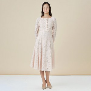 라인어디션 플라워 레이스 원피스
