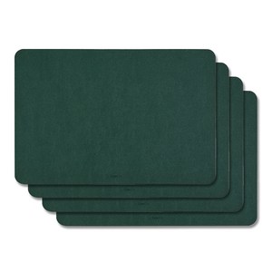 셰프토프 베이직 테이블매트 사각, 딥그린, 445 x 300 ..., 4개