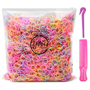 링하나 대용량 머리끈 지퍼백 + 이지컷 + 빗 세트 RH3