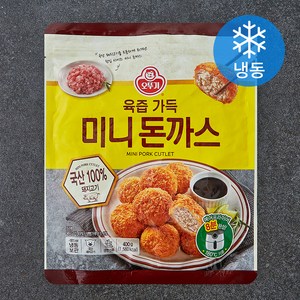오뚜기 육즙 가득 미니 돈까스 (냉동), 400g, 1개