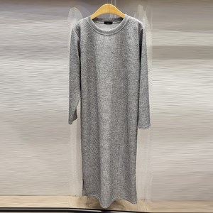 티탁 여성용 에이치 골지 롱 원피스