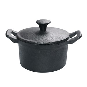 론네바이브룩 오리지널 미니 원형 냄비 + 무쇠뚜껑 세트 154200, 냄비(지름 11cm)