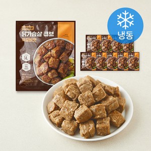 한끼통살 닭가슴살 큐브 떡갈비맛 (냉동)