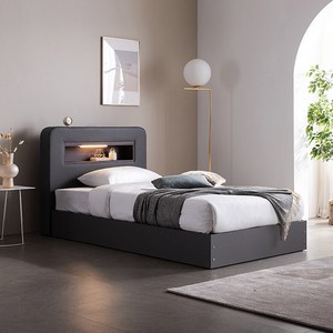 삼익가구 소노 LED 가죽 침대 프레임 + 매트리스 방문설치