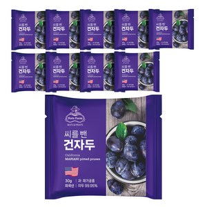 넛츠팜 씨를 뺀 건자두, 30g, 10개