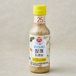 오뚜기 LIGHT & JOY 칼로리를 줄인 참깨 드레싱, 295g, 1개