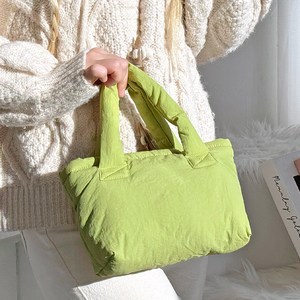 프롬헤븐 큐프트 무지 패딩 토트백 S406