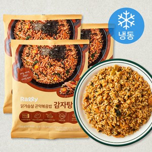 랠리 닭가슴살 곤약볶음밥 감자탕맛 (냉동), 200g, 3개