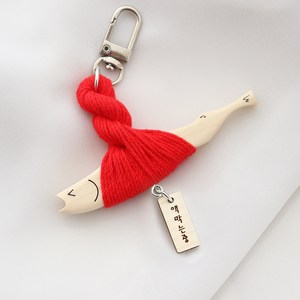 마켓유니버스 액막이명태 명구 키링, 레드+찡긋눈 액막는..., 1개