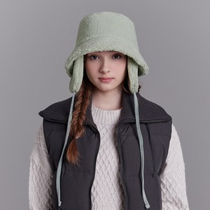 화이트샌즈 남녀공용 후리스 이어머프 버킷햇 뉴 스카디