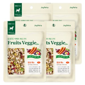 조이펫 강아지 야채와 과일 동결건조 간식, 닭고기, 30g, 4개
