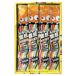 사우어 벨트 레인보우 젤리, 10g, 48개