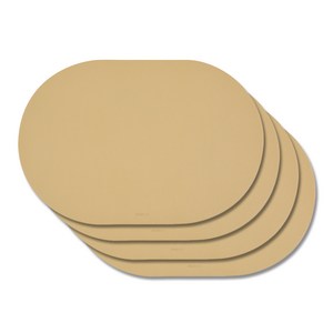 셰프토프 베이직 테이블매트 캡슐, 브라운, 445 x 300 ..., 4개