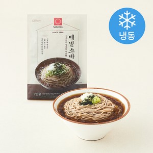 Saboten 프리미엄 메밀소바 2인분 (냉동), 768g, 1개