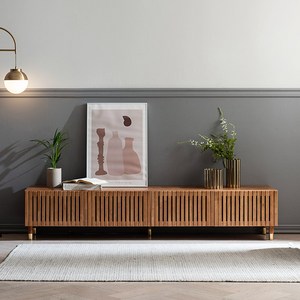 삼익가구 리코 와이드 원목 수납장 티비다이 낮은 거실장 방문설치