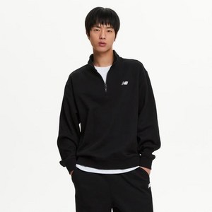 뉴발란스 남녀공용 에센셜 반집업 세미 오버 핏 맨투맨 NBNCF11213