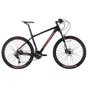 소니아 RAPIDE 79 카본 산악 시마노 반조립 MTB 자전거, 매트 블랙, 170cm, 1개