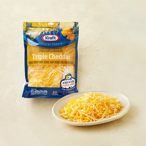 크래프트 슈레드 트리플 체다 치즈, 226g, 1개입, 1개