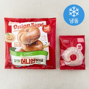 풀무원 어니언 베이글 3개입 (냉동), 315g, 1개