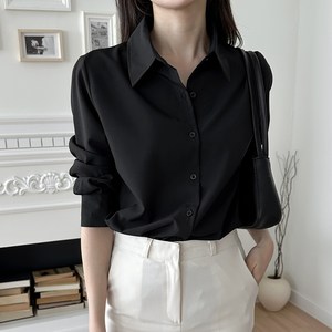 라라온 카라넥 베이직 링클프리 긴팔 블라우스 셔츠 TSP2866