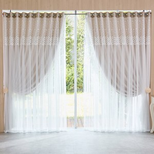 지나송 페리도트 아일렛 웨딩스타일 암막커튼 봉포함