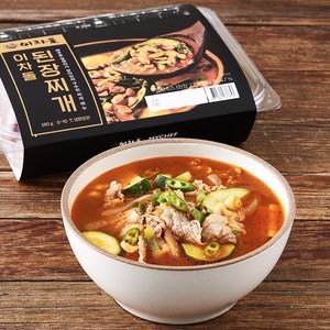 마이셰프 이차돌 된장찌개 1~2인분, 380g, 1개