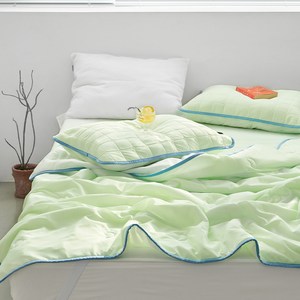 쁘리엘르 써머쿨링 냉감 여름 차렵 이불베개 세트