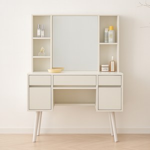 파로마 1000 수납 화장대 + 수납형 거울 세트 방문설치