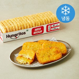 헝그리토스 사각 해쉬브라운 트레이 (냉동), 1.24kg, 1개