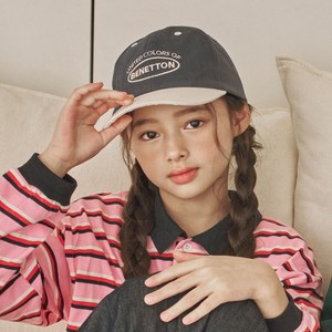 베네통키즈 투톤 코튼 볼캡